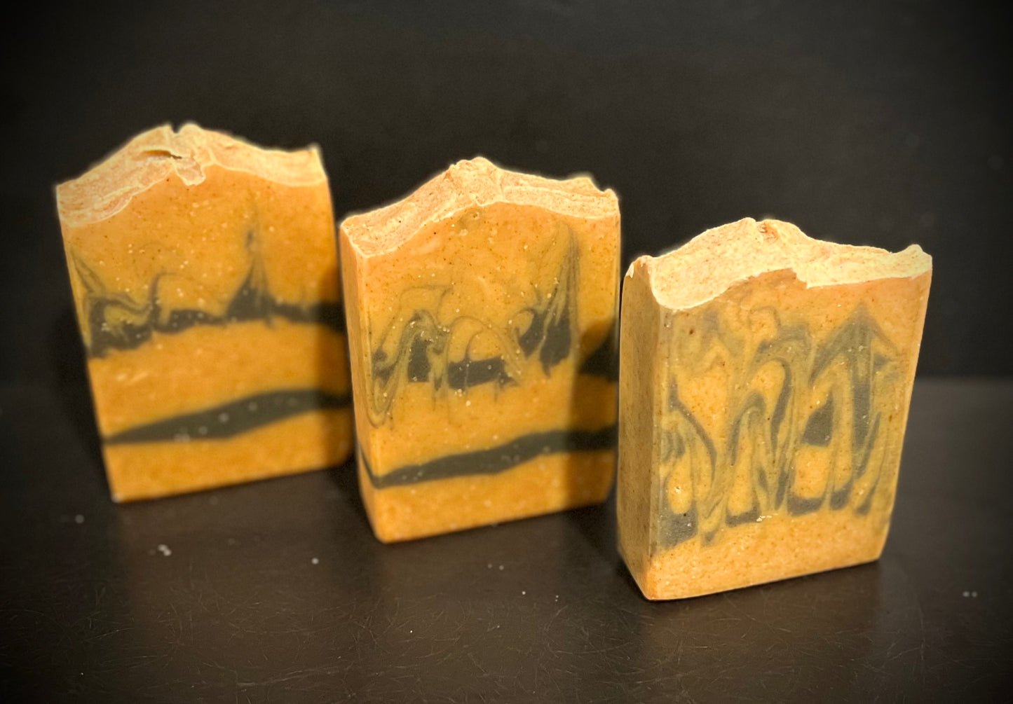 “Cavalier” Tallow & Sheep Milk Soap w/Turmeric & Activated Charcoal