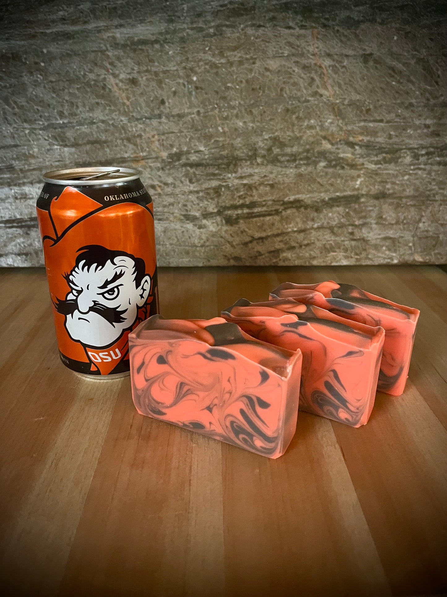 “Peony & Amberwood” Tallow & Beer Soap w/ Kaolin Clay and Activated Charcoal