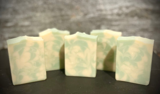 “Clover & Aloe” Tallow & Sheep Milk Soap w/ Kaolin Clay