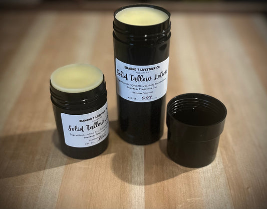 Beef Tallow Solid Lotion
