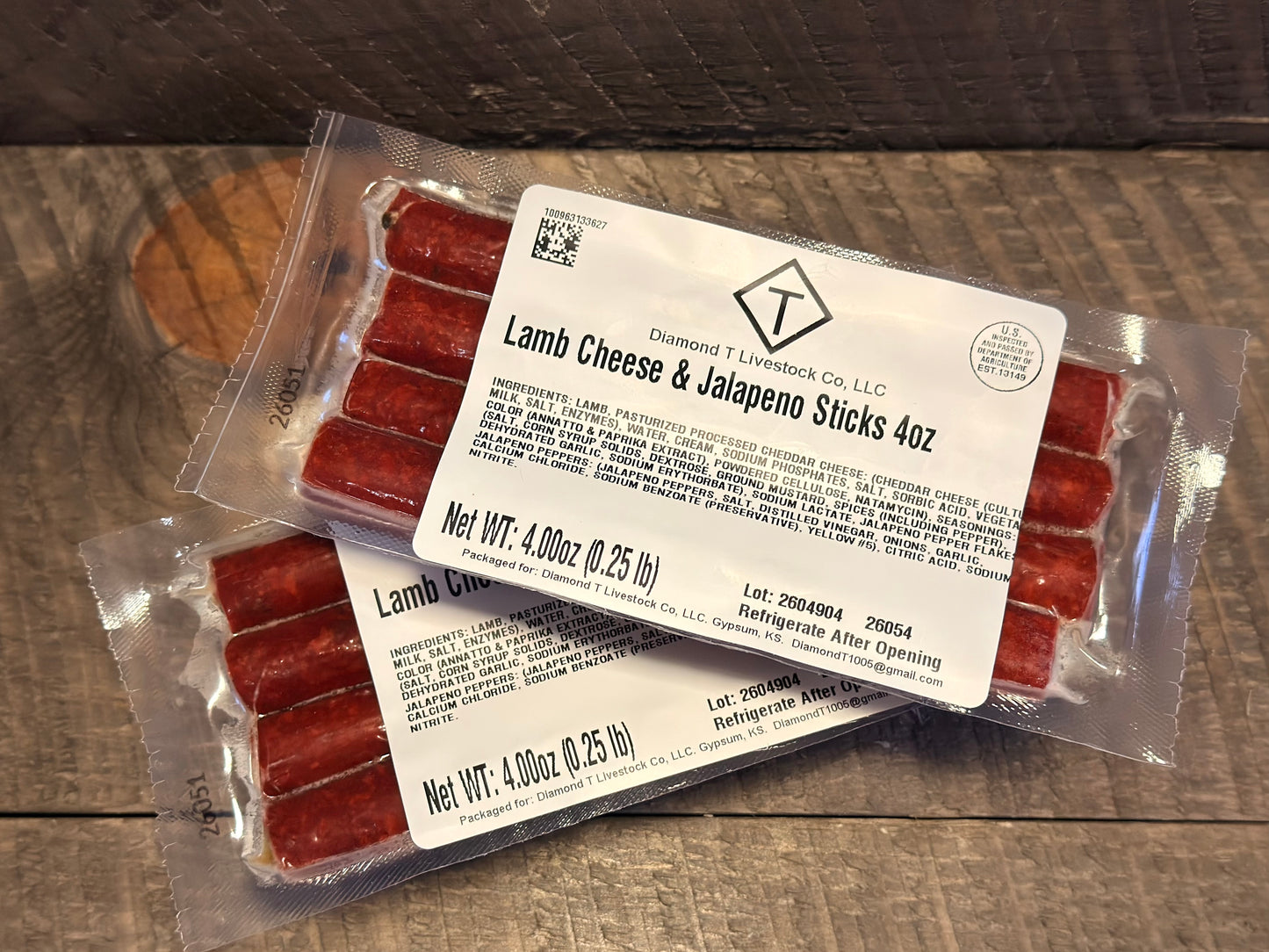 Lamb Snack Sticks