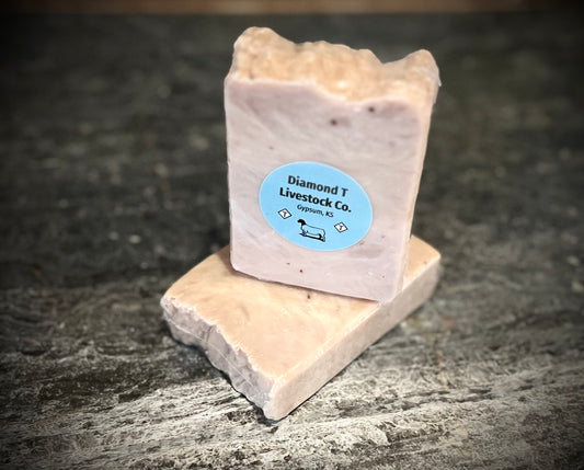 Unscented - Tallow Soap w/ Kaolin Clay and Lingonberry Preserves