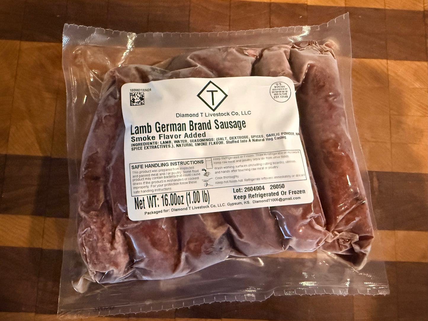 Lamb Sausage